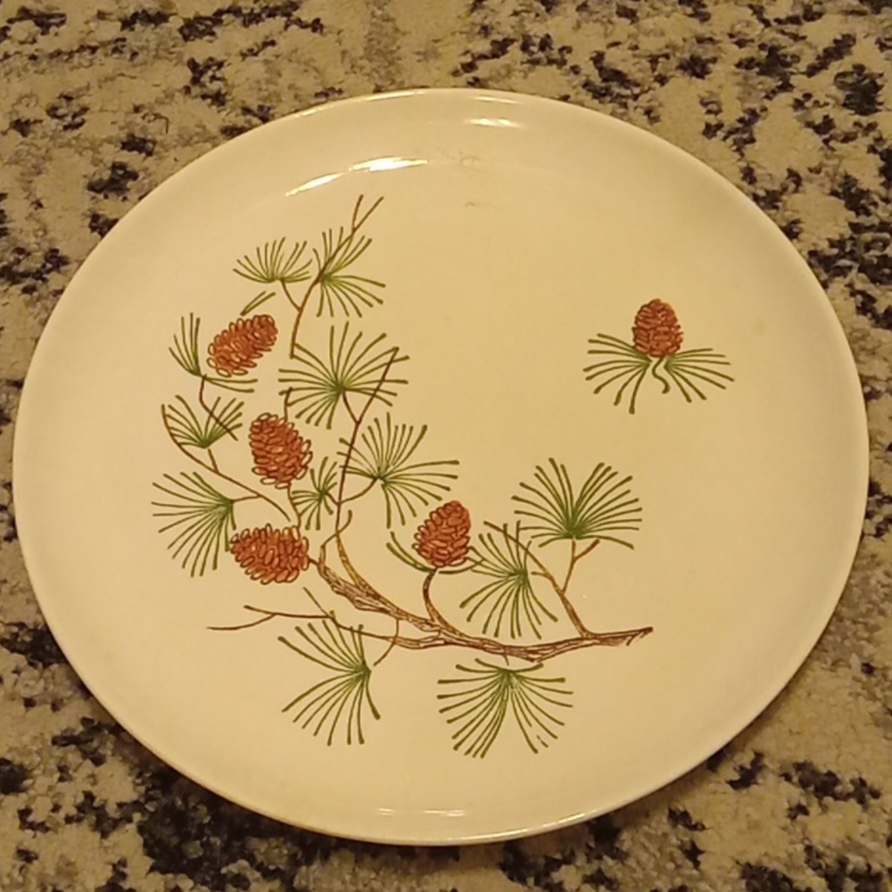 Marcrest/Stetson Handpainted pine dinner plates(3)
